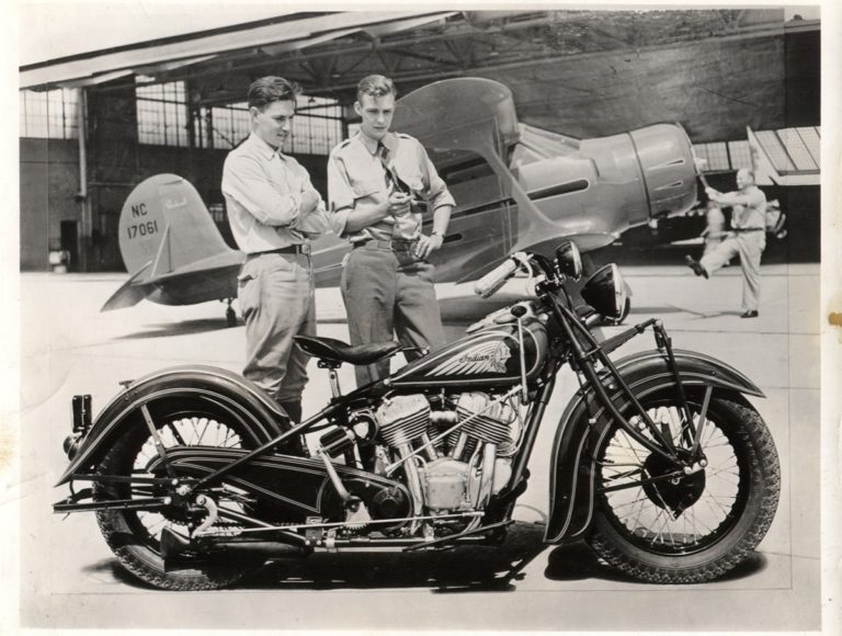 Les motos Indian exposées à  Rétromobile