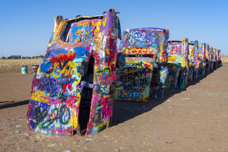 Cadillac Ranch, un mythe de la route 66